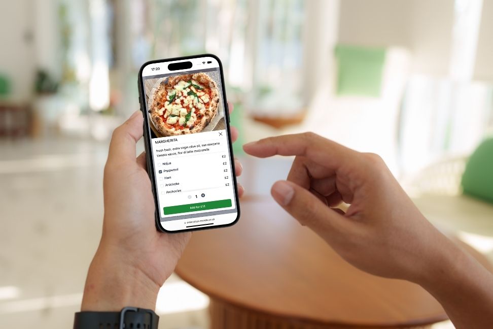 Easy ordering on your phone