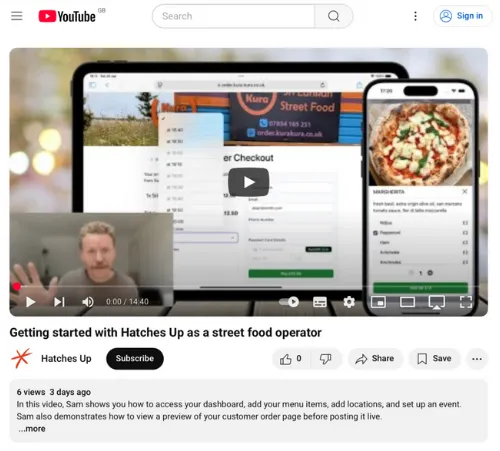 Getting Started with Hatches Up as a Street Food Vendor